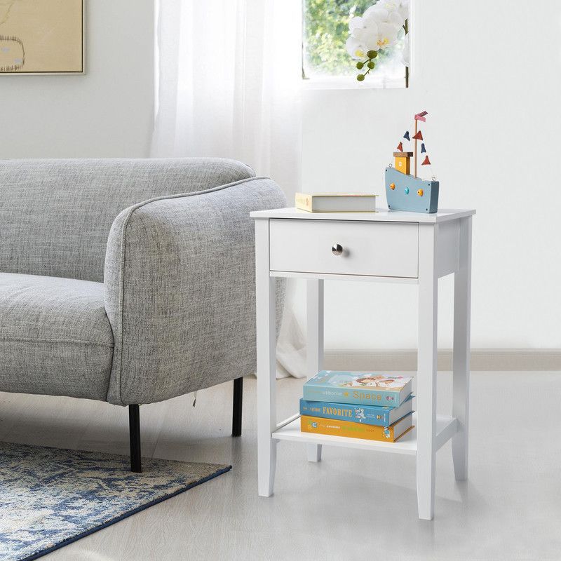 Modern Simplicity Nightstand with Drawer