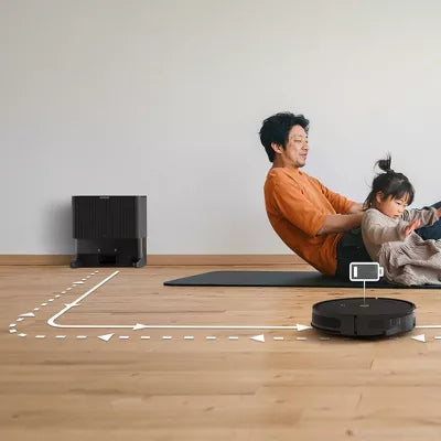 Roomba Vacuum 2 Essential Robot + AutoEmpty Dock Black: Pet Hair, Cordless, Smart Navigation, Multi-Surface