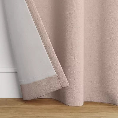 Blackout Velvet Window Curtain Panel - Set of 2