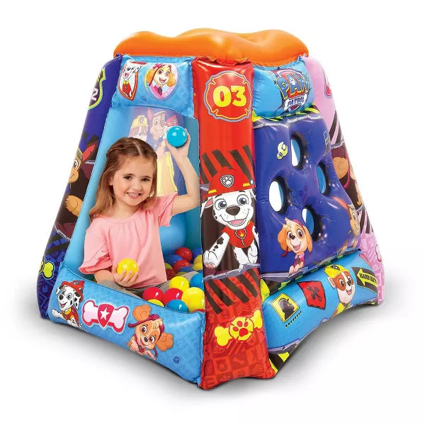 Inflatable Kids Ball Pit Playland with 4 Soft Flex Balls