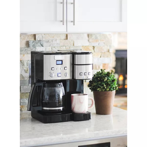 Coffee Center 12 Cup Coffeemaker and Single-Serve Brewer -  Best Combo Coffee Maker, LCD Display