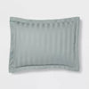 3pc Luxe Striped Damask Duvet Cover and Sham Set