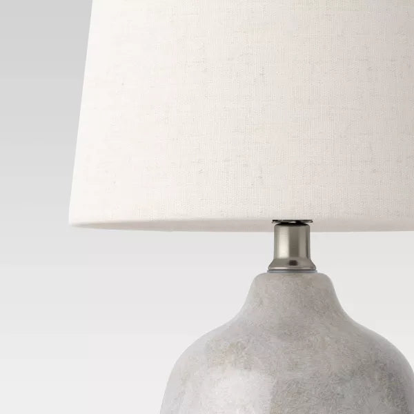 Assembled Ceramic Table Lamp Gray