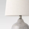 Assembled Ceramic Table Lamp Gray