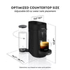Nespresso VertuoPlus Coffee Maker and Espresso Machine Black Matte: Best Rated, Uses Nespresso Pods, 12 Capsules Included