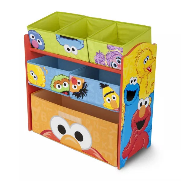 6 Bin Kids' Toy Organizer