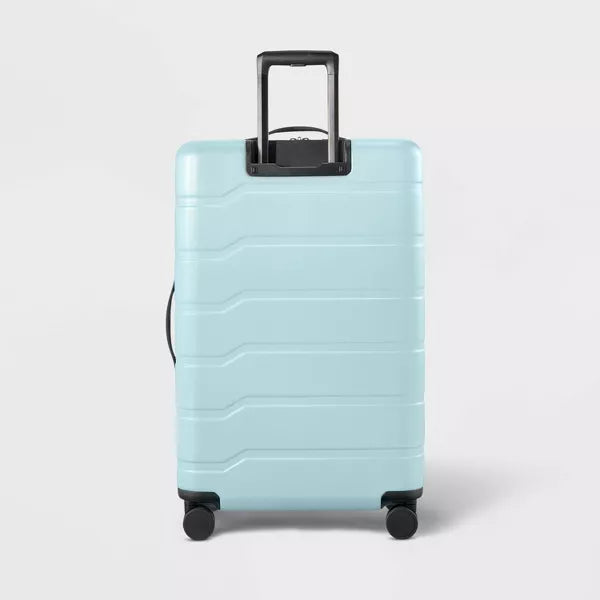 Hardside Large Checked Spinner Suitcase
