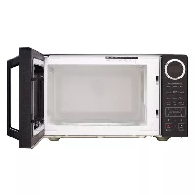 Microwave - Black: Countertop, Child Lock, 6 Programs, Compact Size