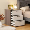 3 Drawer Dresser Chest of Drawer Storage Cabinet with Wide Storage Space Organizer