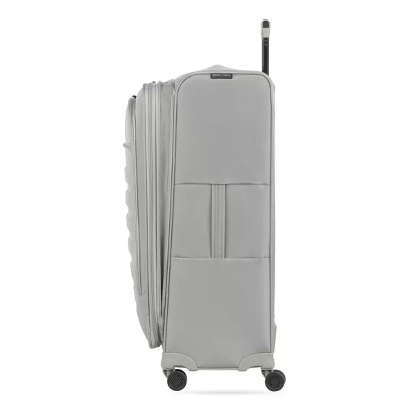 Checklite Softside Large Checked Suitcase - Gray