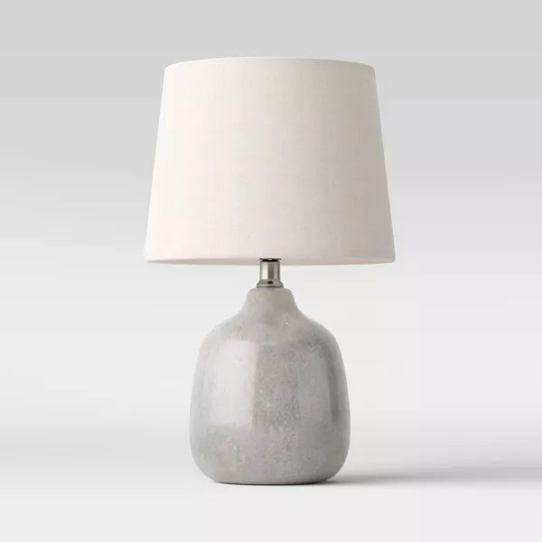 Assembled Ceramic Table Lamp Gray