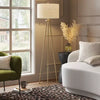 Ellis Tripod Floor Lamp Brass