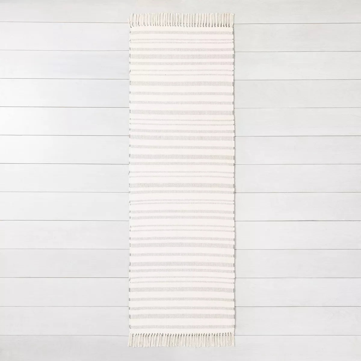 Stripe with Fringe Area Rug