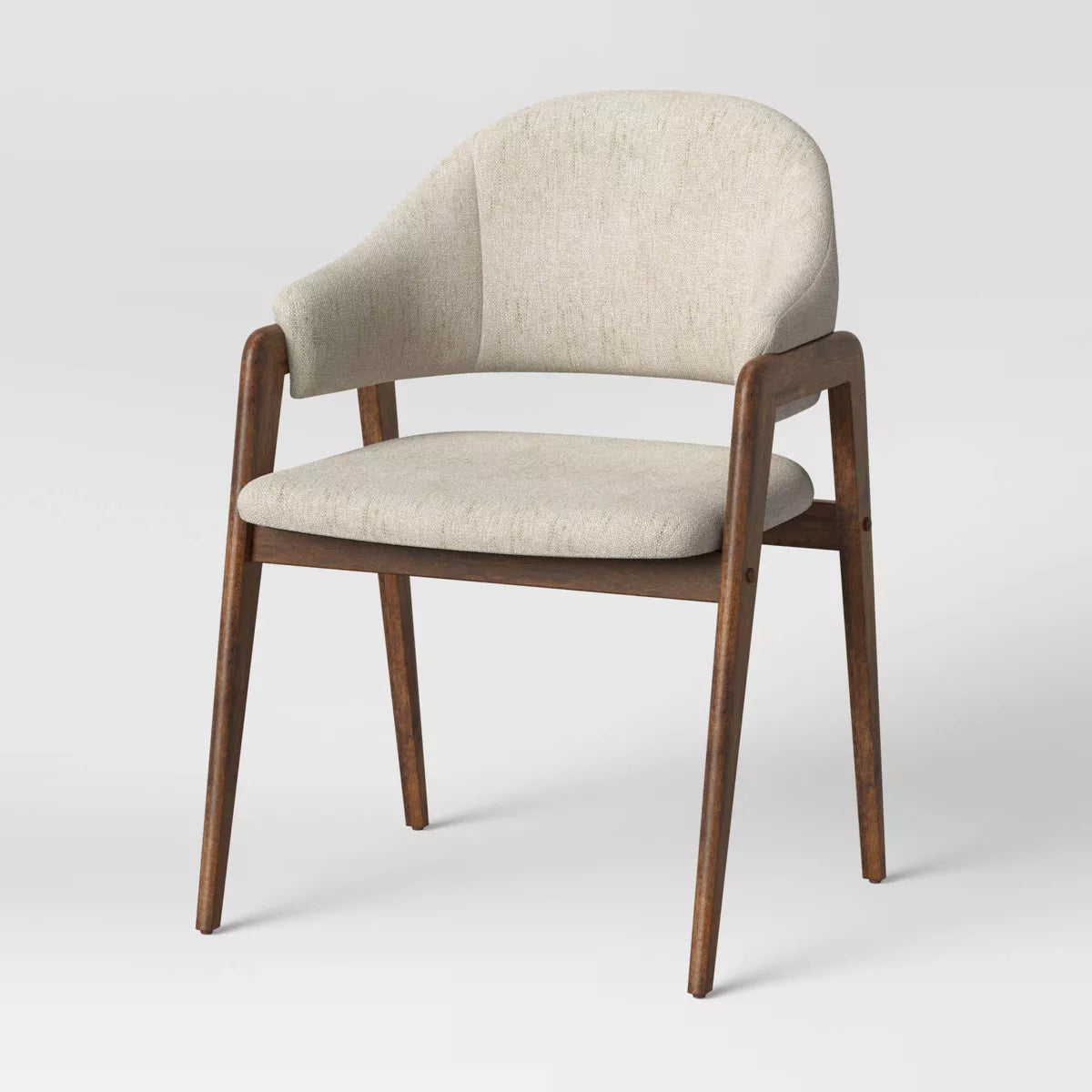 Ingleside Open Back Upholstered Wood Frame Dining Chair