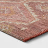 Southbury Washable Printed Diamond Persian Style Rug Rust - 2'x7' Runner