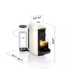 VertuoPlus Single-Serve Coffee Maker and Espresso Machine, White