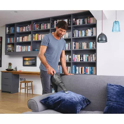 Compact Lithium Handheld Vacuum - Gray : Cordless Dustbuster, Portable Car Vacuum, Rechargeable
