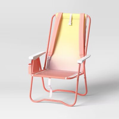 Backpack Chair Pink Ombre
