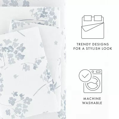 100% Cotton Flannel Sheet Set Super Soft, Easy Care