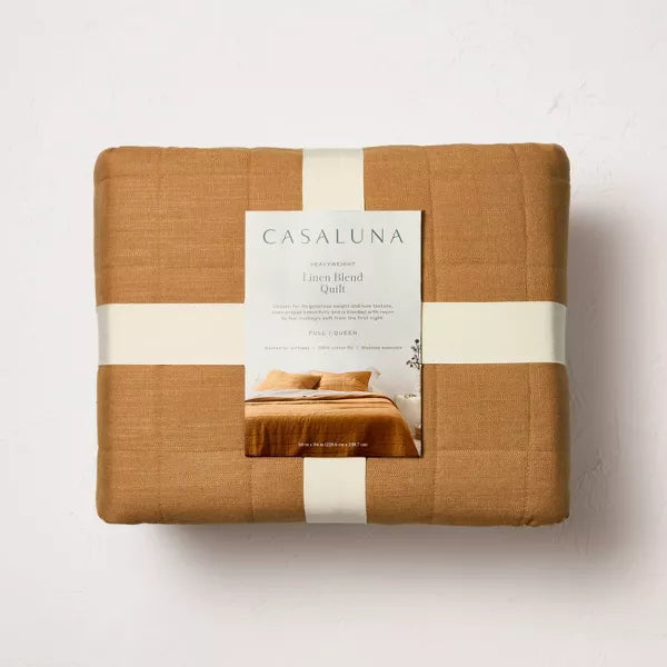 Heavyweight Linen Blend Quilt Full/Queen