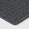 Washable Solid Machine Tufted Rug 4'X5'6