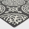 Medallion Washable Tufted And Hooked Rug 4'x5'6