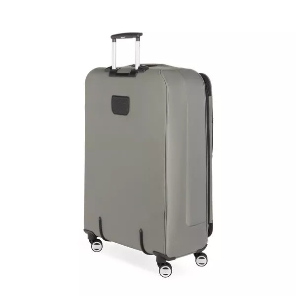 Zurich Softside Large Checked Spinner Suitcase - Iron Gray