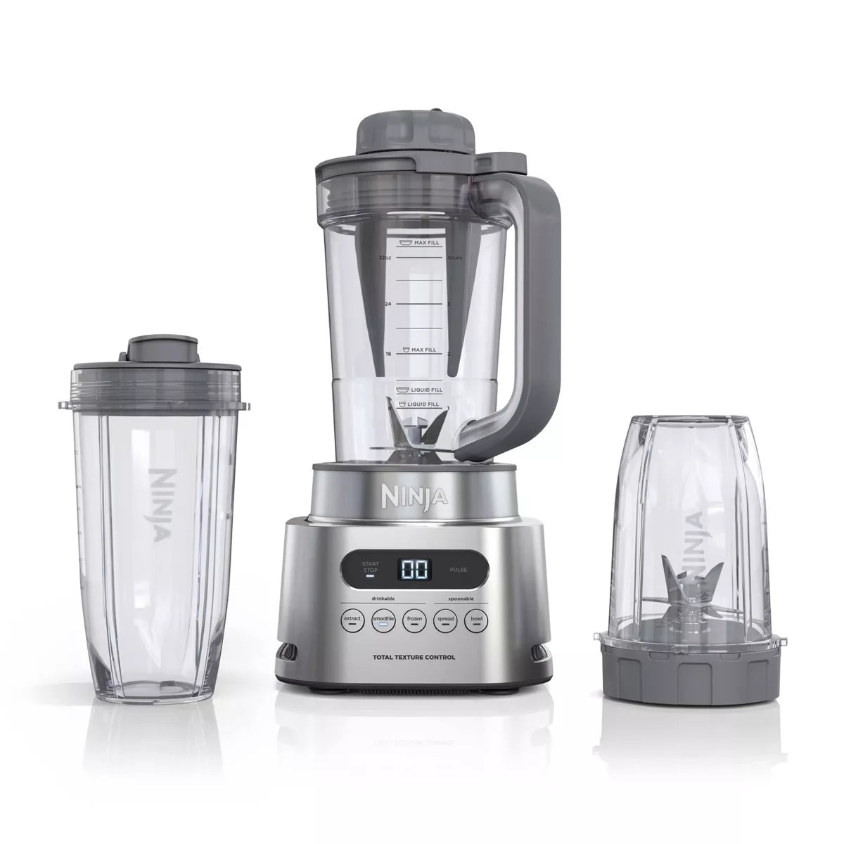 HIGH-SPEED Blender DUO - Smoothie & Ice Crusher, Silver