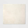 Textured Faux Fur Reversible Throw Blanket