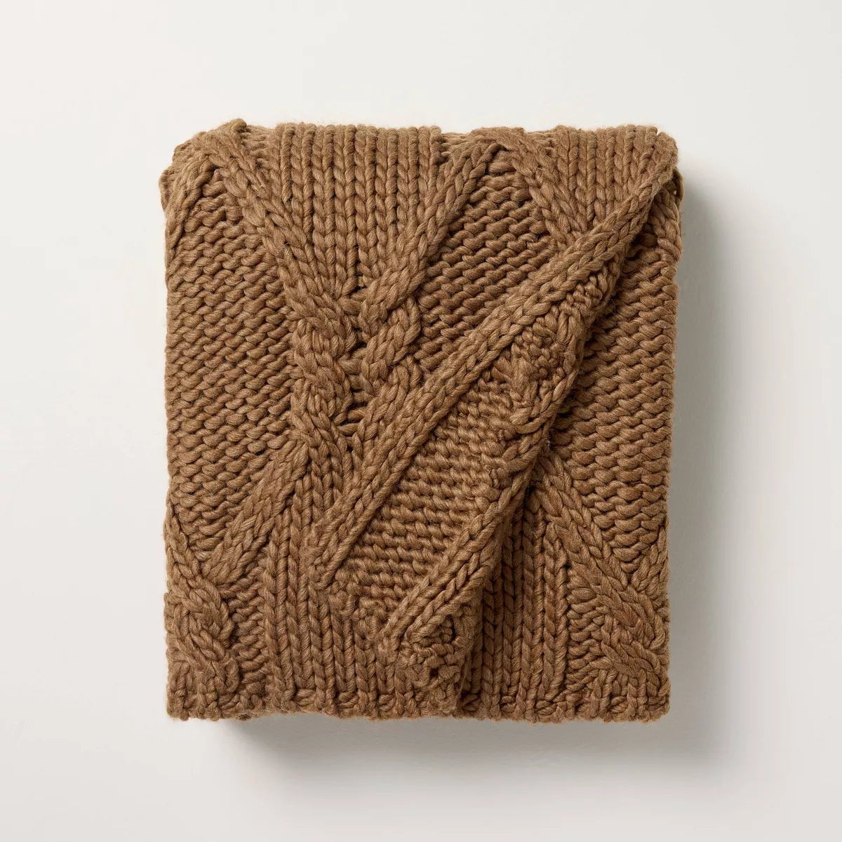 Cable Knit Throw Blanket - Hearth & Hand™ with Magnolia - SHOWROOM ITEM 