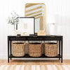 East Bluff Woven Drawer Console Table