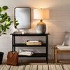 Resin Table Lamp Gray