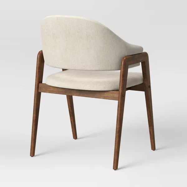 Ingleside Open Back Upholstered Wood Frame Dining Chair