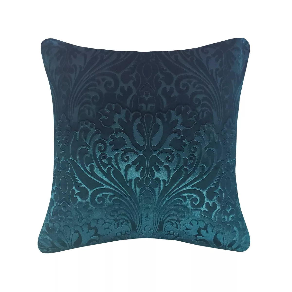 20"x20" Oversize Embossed Panne Velvet Square Throw Pillow SHOWROOM ITEM
