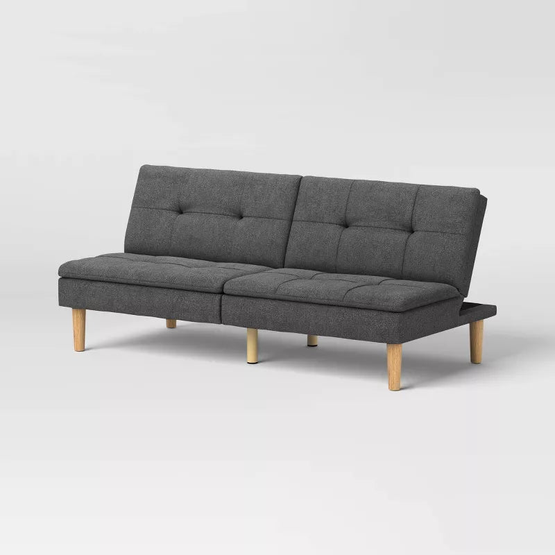 Tufted Dorm Futon Sofa