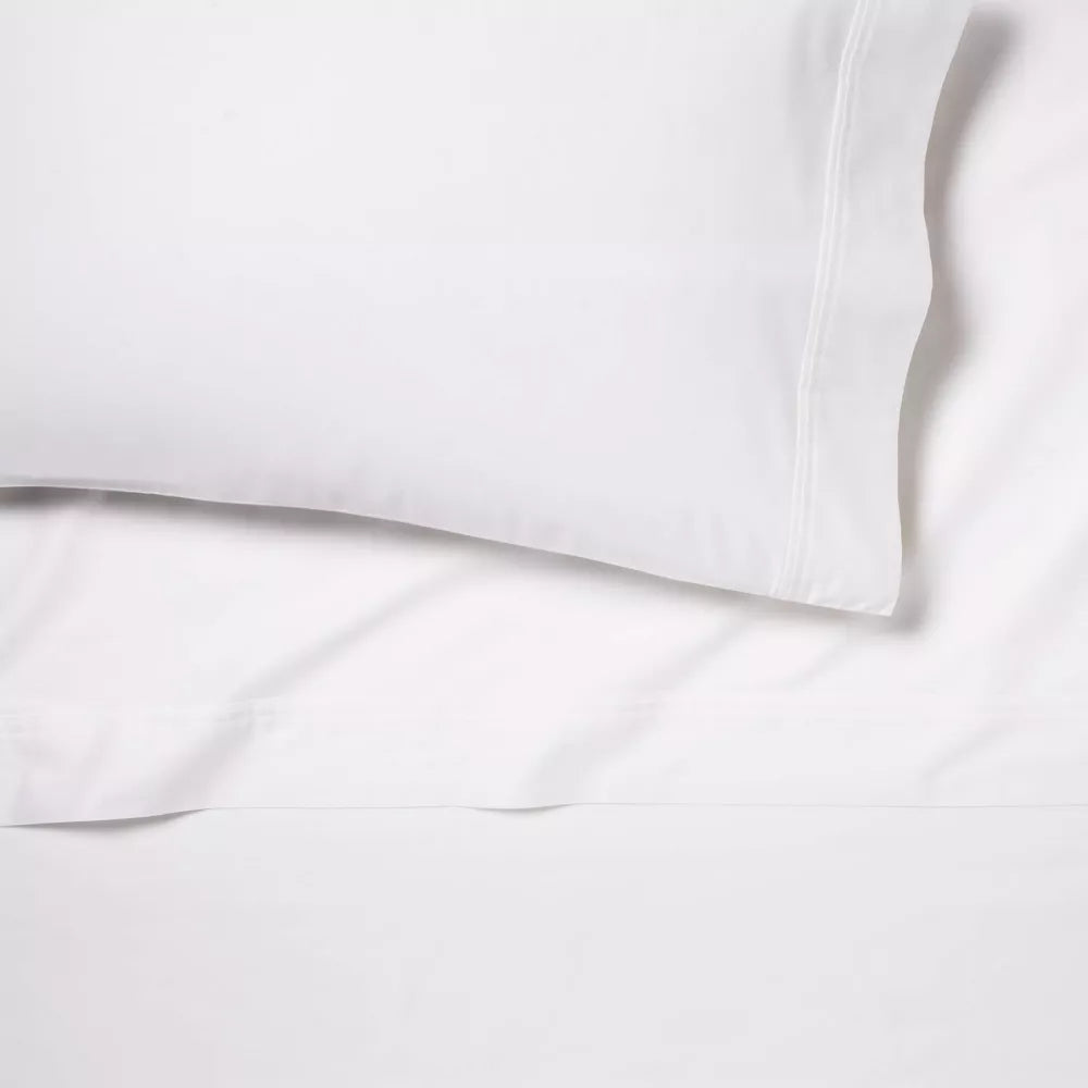 400 Thread Count Solid Performance Sheet Set (Queen)