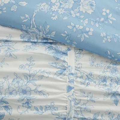 Toile Floral Comforter ONLY - Twin/Twin Extra Long