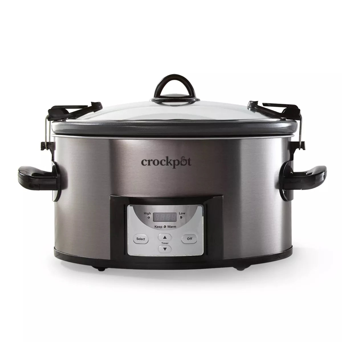 Cook & Carry Programmable Easy-Clean Slow Cooker Stainless Steel