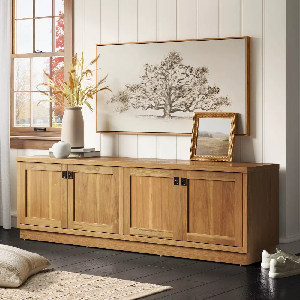 Pen and Ink Tree Framed Wall Canvas