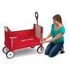 3 in 1 EZ Fold Wagon with Canopy - Red: Steel & Nylon