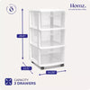 3 Drawer Medium Home Storage Container