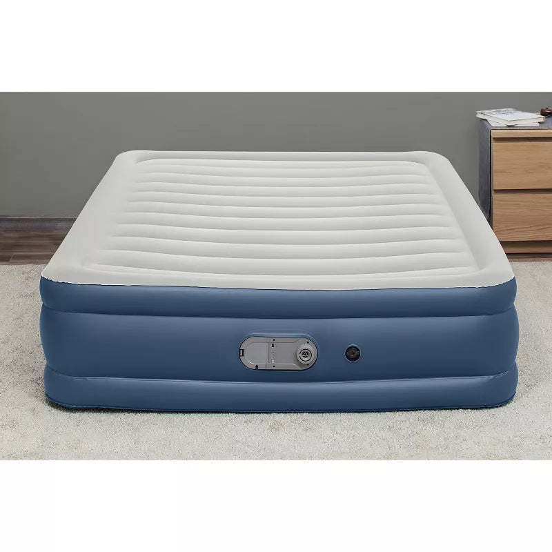 AlwayzAire Air Mattress Queen with Built-in Dual Pump