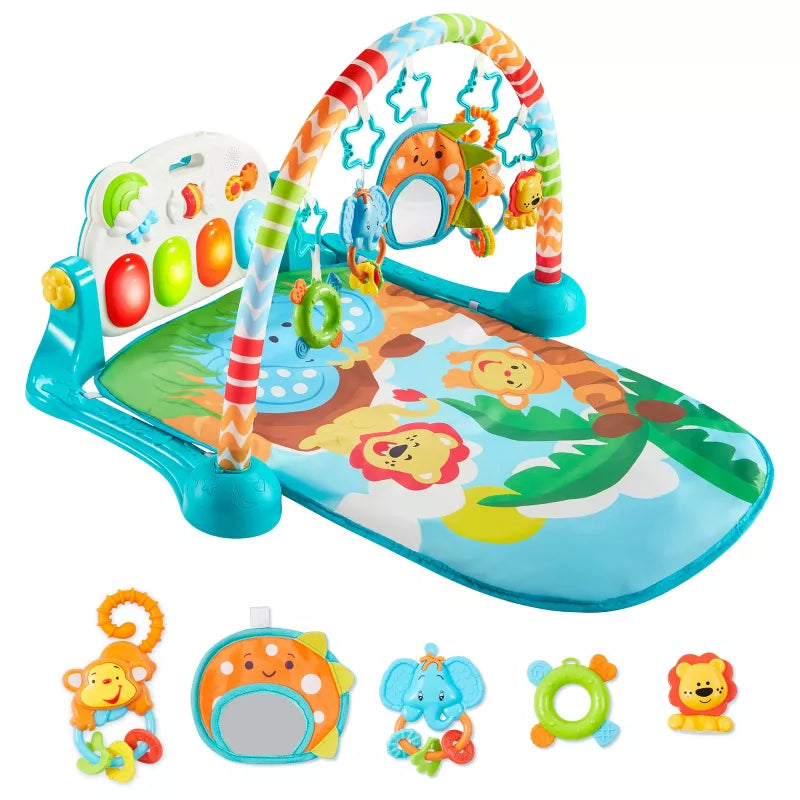 Baby Play Mat, Tummy Time Mat Toys, Baby Musical Learning Toys 0-6 Months, Adorable Play Gym, Gifts