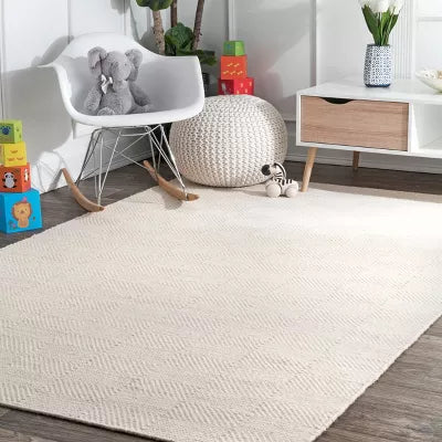 Ago Geometric Wool Indoor Area Rug