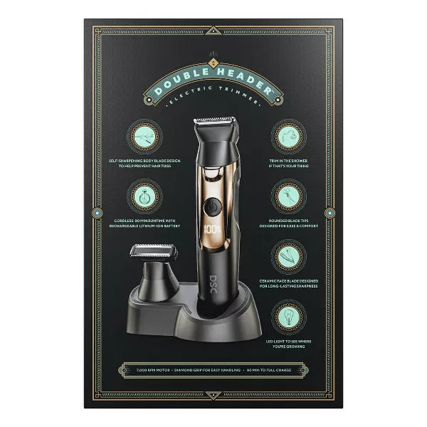 Double Header Electric Trimmer