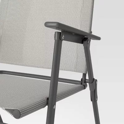 1-Piece Sling Patio Dining Folding Chair