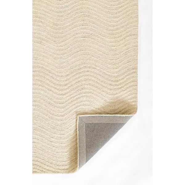 Archer Omorose Geometric Handtufted Rug Ivory 2'x3'