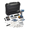 Cordless Project Kit: Lithium Battery, Power Drill Tool Set