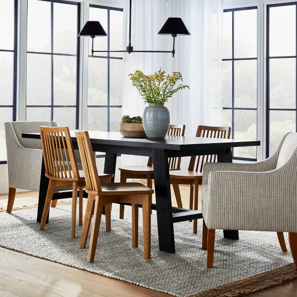 2pk Linden Modified Windsor Wood Dining Chair