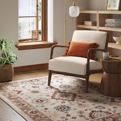 Gianna Persian Style Area Rug Tan - 5'x7'